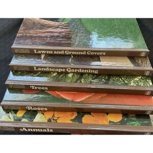 Vintage Time-Life Encyclopedia of Gardening Book Lot Annuals Roses Trees
